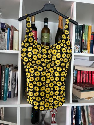 Costume donna con fantasia girasoli