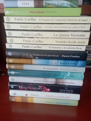 varios libros paulo coelho todos x 40 e precio un