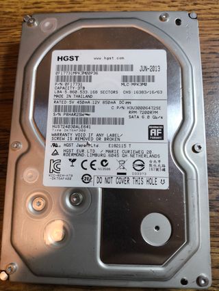 Disco Duro Hitachi Enterprise 3TB SATA HDD