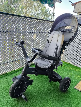 Triciclo de paseo Kinderkraft Gris