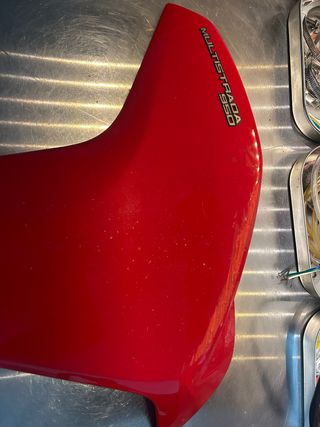 Lateral Ducati Multistrada 950 Rojo