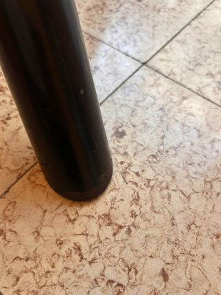 Mesa de salón cristal y madera negra