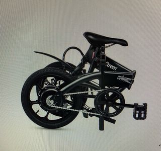 Bicicleta Eléctrica Plegable Negra