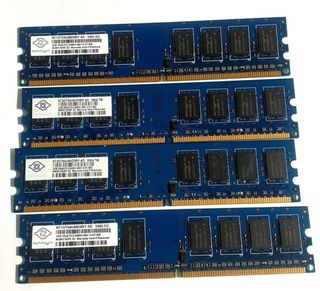4x Nanya 1GB Y 2GB DDR2 PC2-6400 Memoria RAM