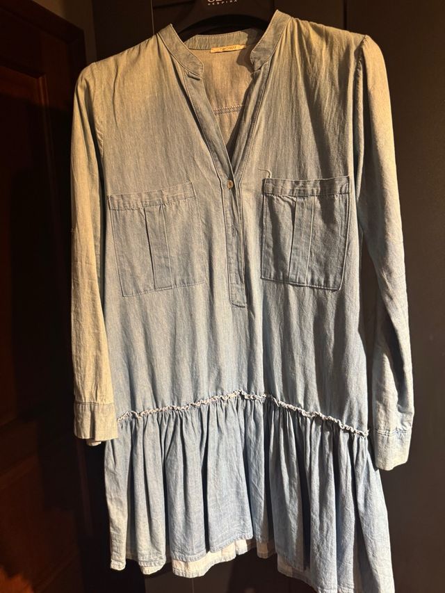 Vestito camicia in denim