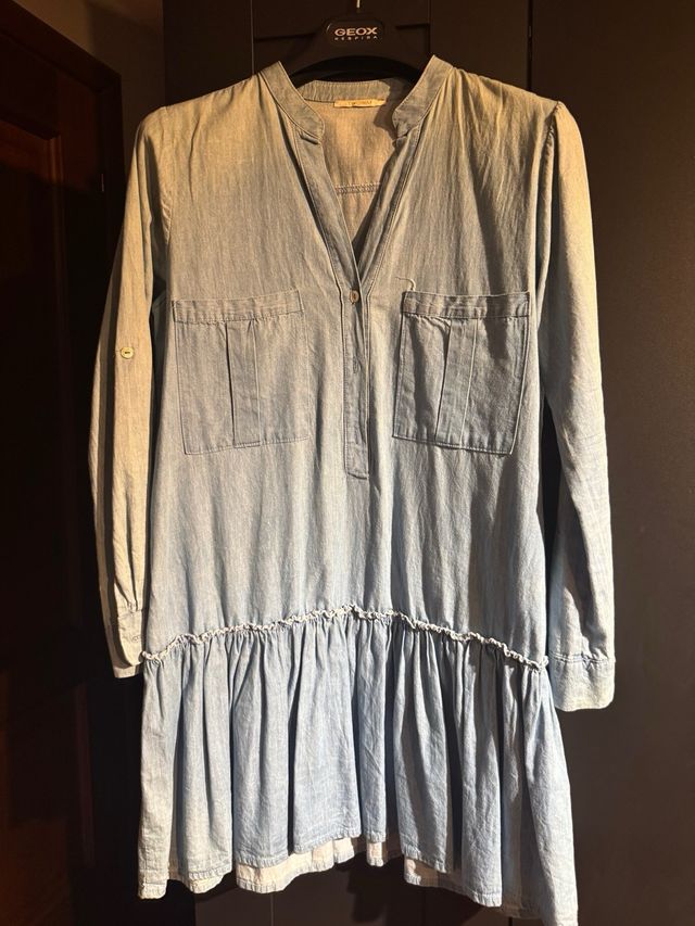 Vestito camicia in denim