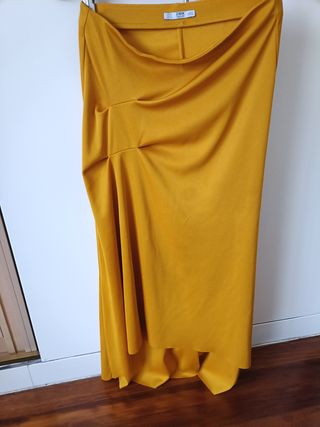 Falda Zara Amarilla