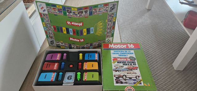 Juego de mesa Motor 16 Trivial vintage 