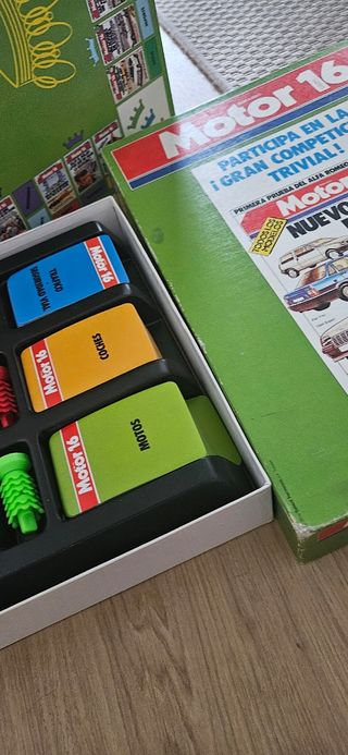 Juego de mesa Motor 16 Trivial vintage