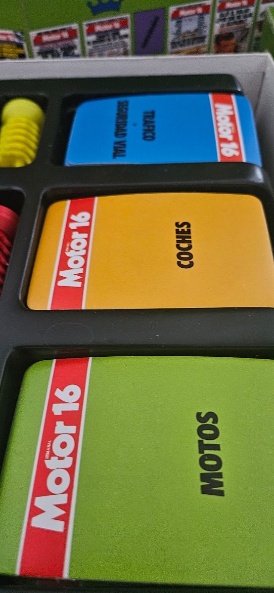 Juego de mesa Motor 16 Trivial vintage 