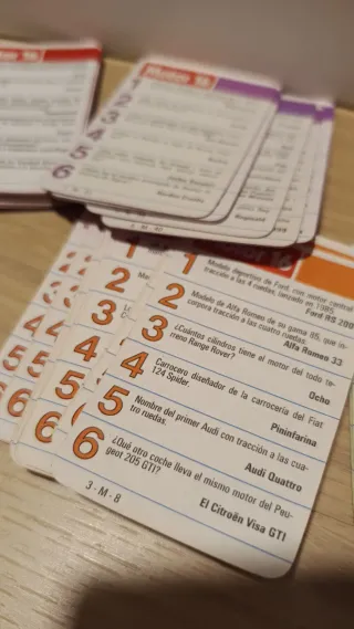 Juego de mesa Motor 16 Trivial vintage