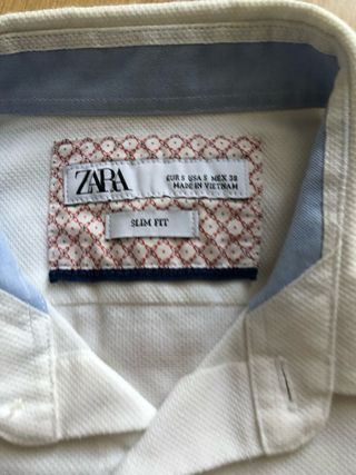 Camisa Zara Blanca