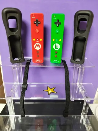 Pareja de Mandos Wii Mario y Luigi