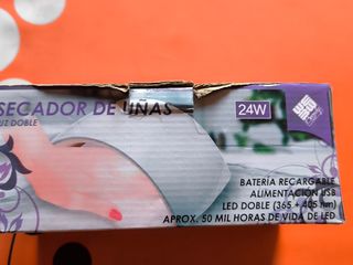 Secador de Uñas Luz Doble UV 24W