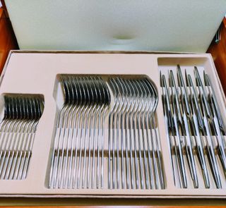 Cubertería Pintinox "Olivia" de 113 piezas