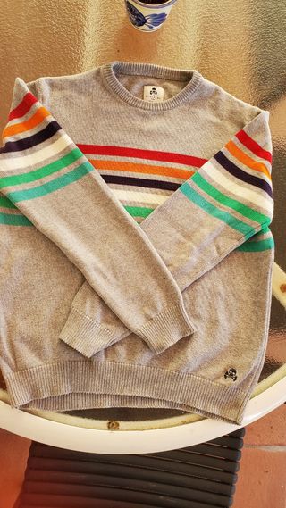 Jersey Scalpers niño gris multicolor. Talla 14