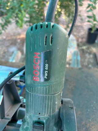 Adaptador con amoladora Bosch