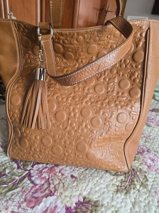 Bolso Purificación García Marrón