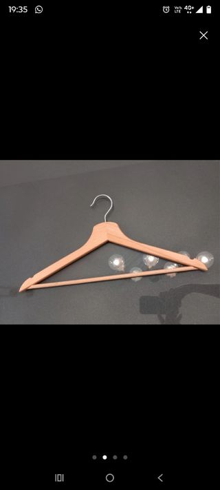 Appendiabiti in legno e metallo