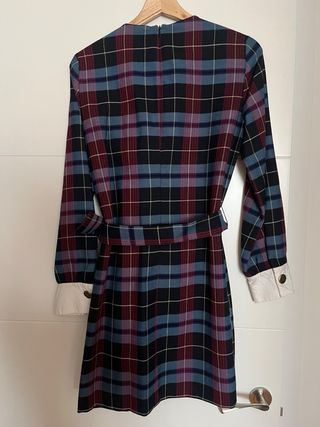 Vestido Zara Mujer Talla XS Tartán