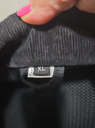 Chaqueta de moto negra