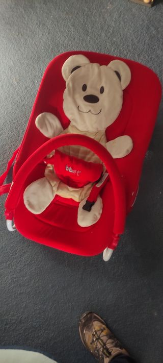 Bbest Hamaca Balancín Bebé Oso Rojo