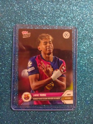 Cromo Lamine Yamal Topps Now