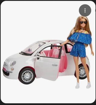 Barbie Fiat 500 Bianca
