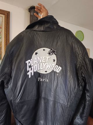 Chaqueta de cuero Planet Hollywood Talla M