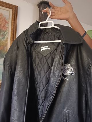 Chaqueta de cuero Planet Hollywood Talla M