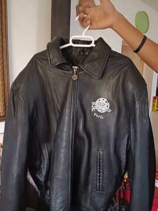 Chaqueta de cuero Planet Hollywood Talla M