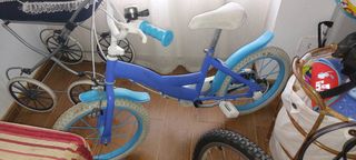 Bici infantil azul