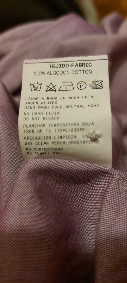 Camisa Etiem.Color lila.Algodón 100%. Talla XL