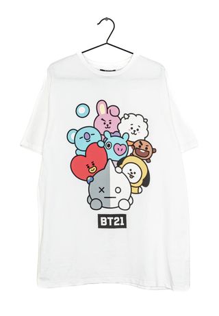 Camiseta BT21 Blanca