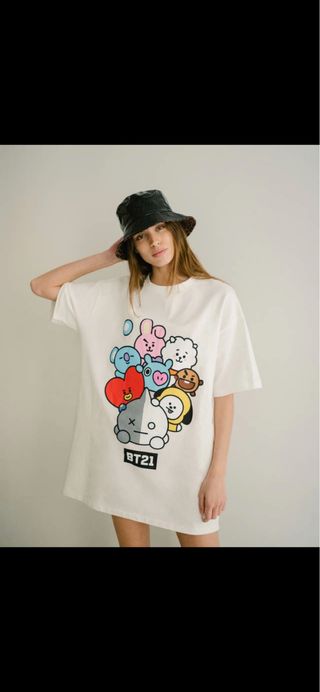 Camiseta BT21 Blanca