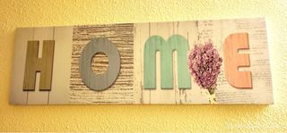 Cuadro decorativo HOME