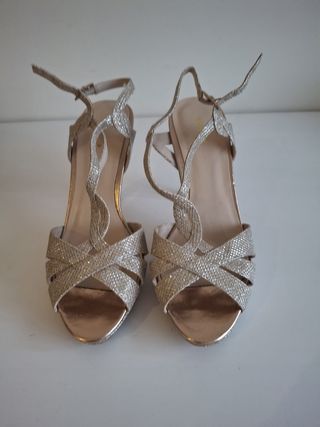Sandalias Fosco Doradas Talla 38