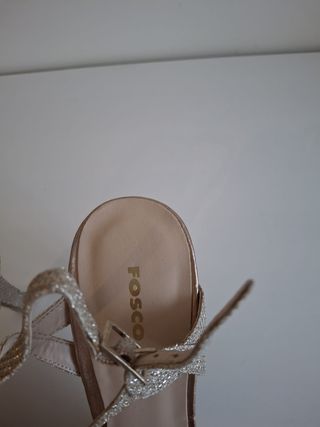 Sandalias Fosco Doradas Talla 38