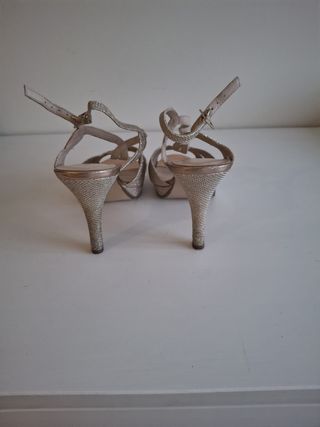 Sandalias Fosco Doradas Talla 38