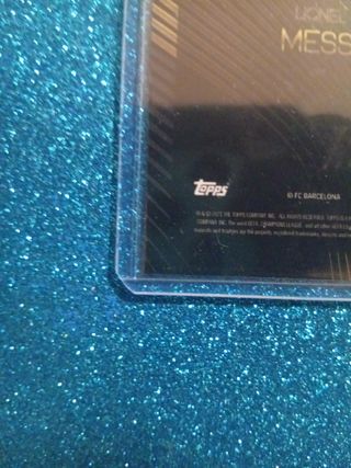 Cromo Messi Topps Champions League