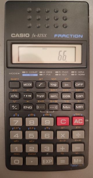 Calculadora Casio fx-82SX Fraction