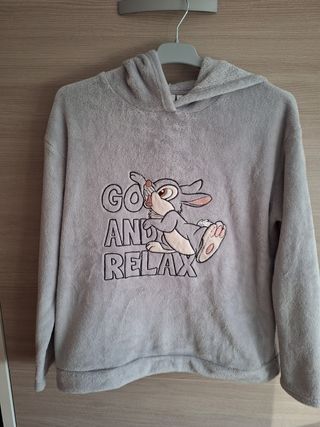 Polar con capucha Disney gris Talla M