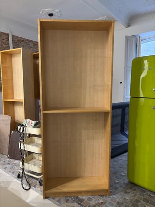 3 Estanterías Billy Ikea Abedul (2x80 + 1x60).