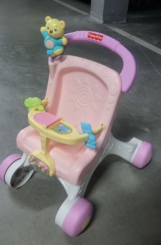 Andador Cochecito Muñecas Fisher-Price Rosa