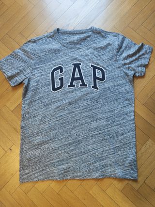 Camiseta Gap Gris Algodón