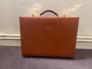 Maletín Loewe Marrón