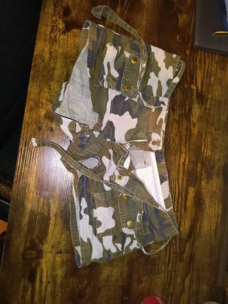 Shorts militares camuflaje. 