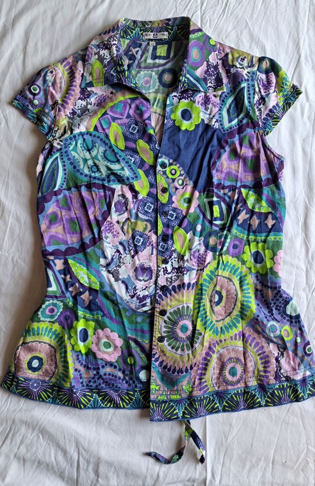 Camicetta fantasia floreale