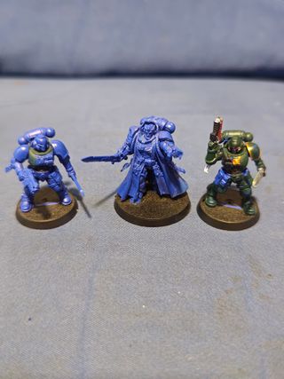 WARHAMMER 40K - 3x Figuras Space Marine
