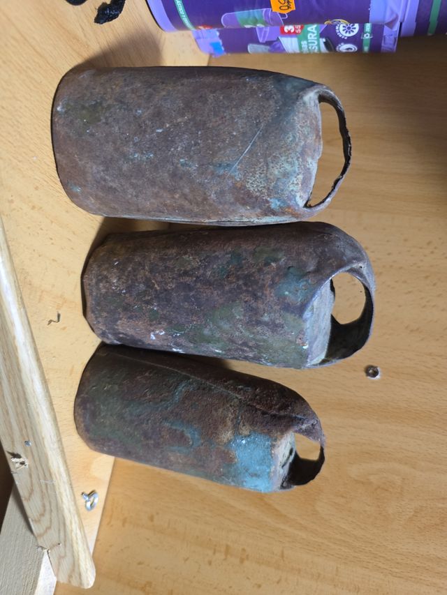 Lote de 3 Cencerros Antiguos